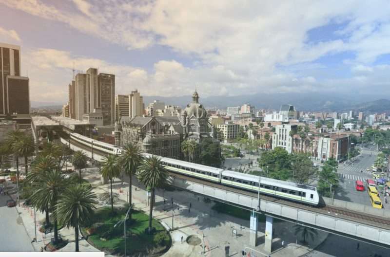 Metro Medellin transportes públicos
